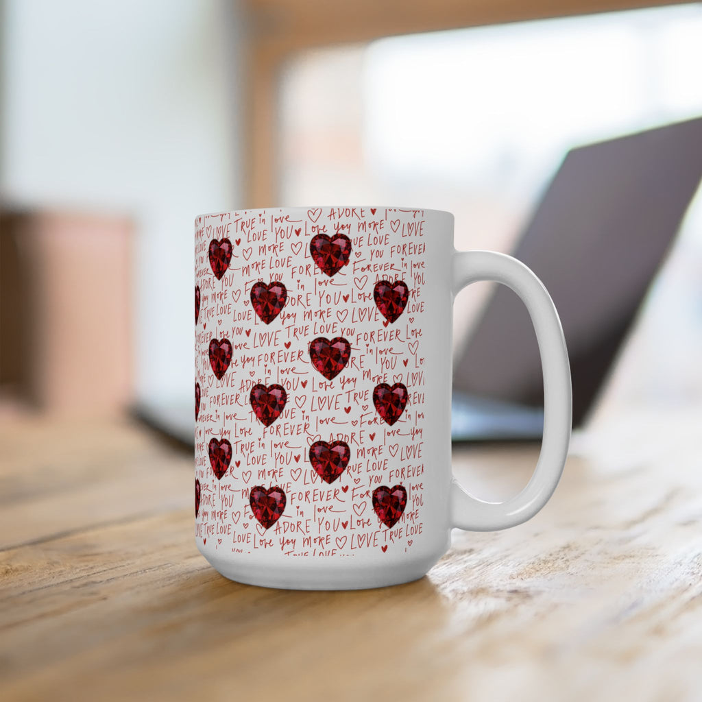 Love Heart Mug, Love Ceramic Mug