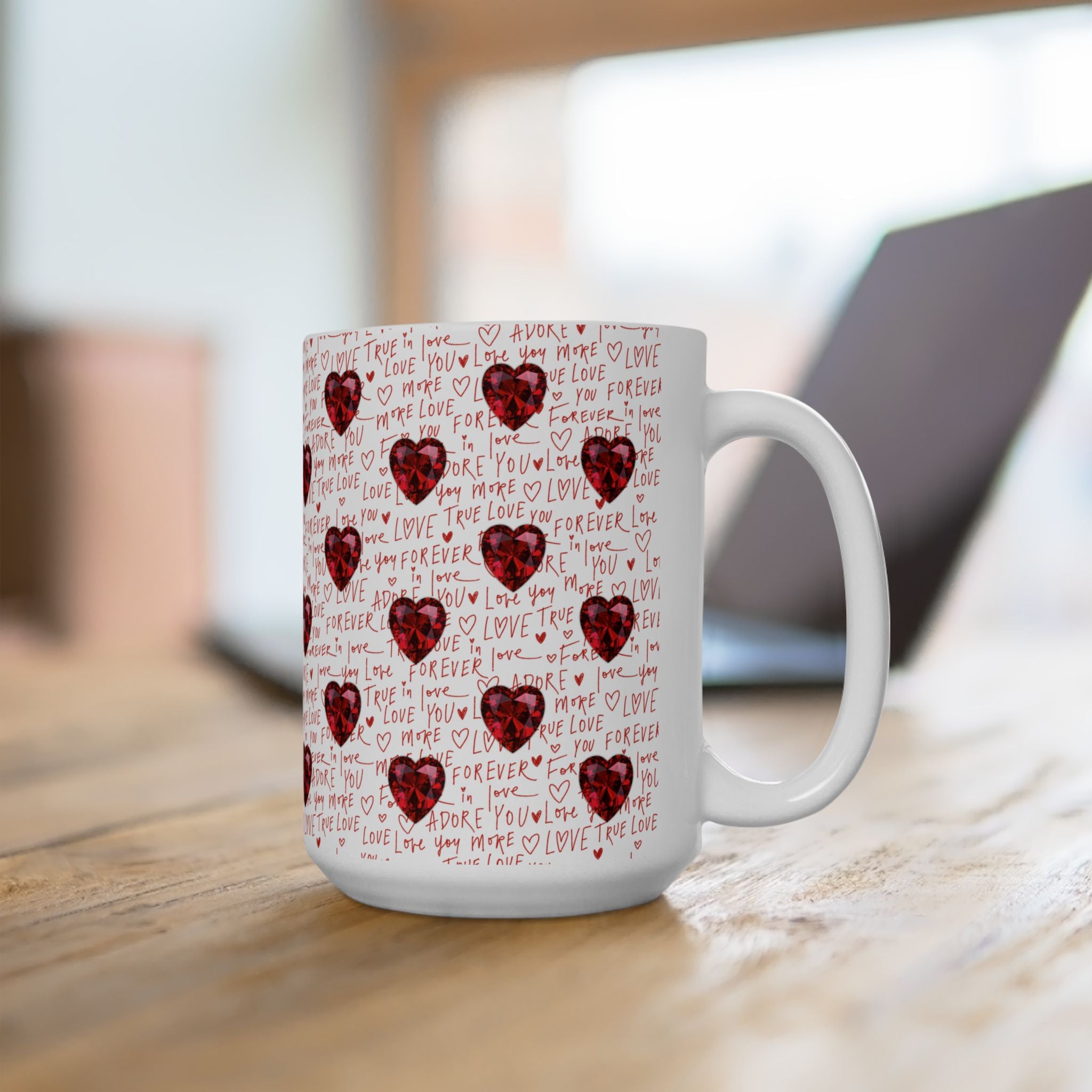 Love Heart Mug, Love Ceramic Mug