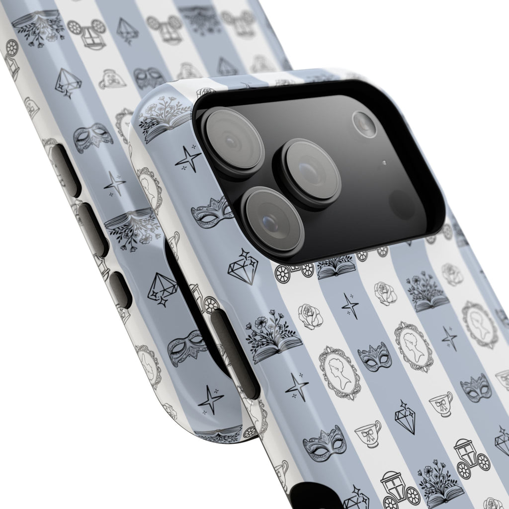 Bridgerton iPhone Case, Floral Bookish Phone Case