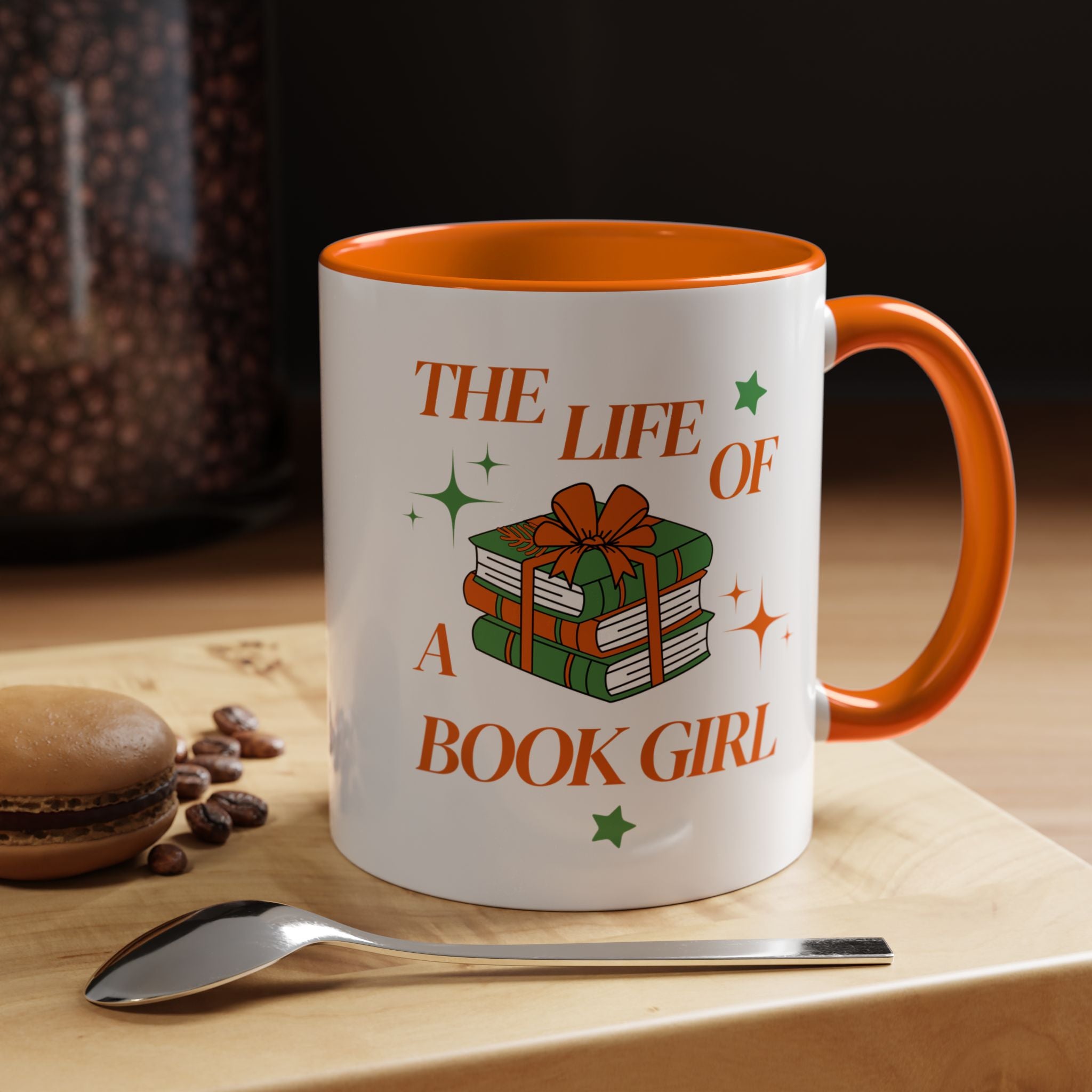 The Life of a Book Girl Mug, Book Lover Coffee Cup