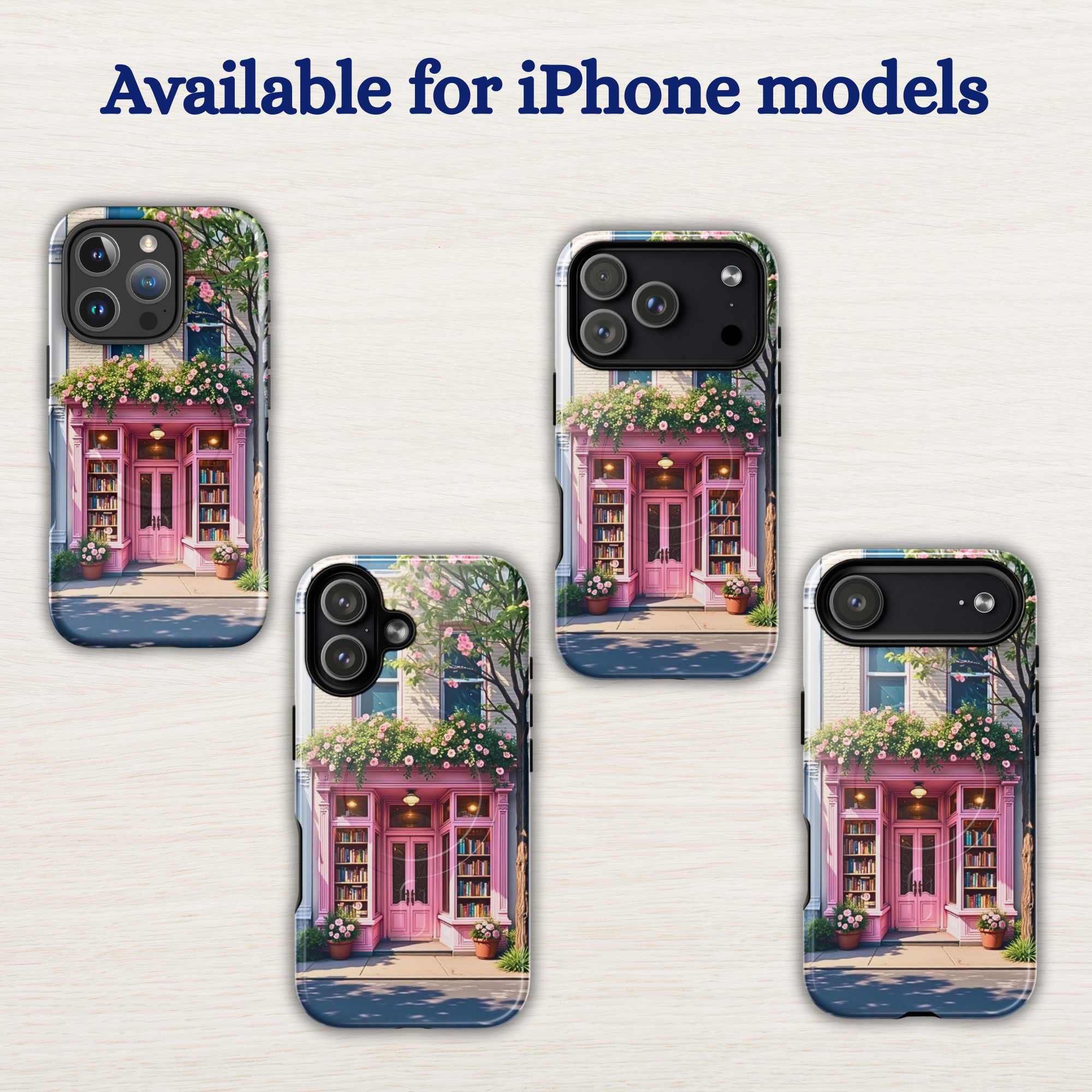 Bookstore Phone case, MagSafe tough case for iPhone