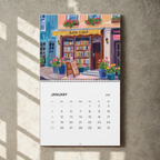 Bookshop Calendar 2026, Wall Art Calendar