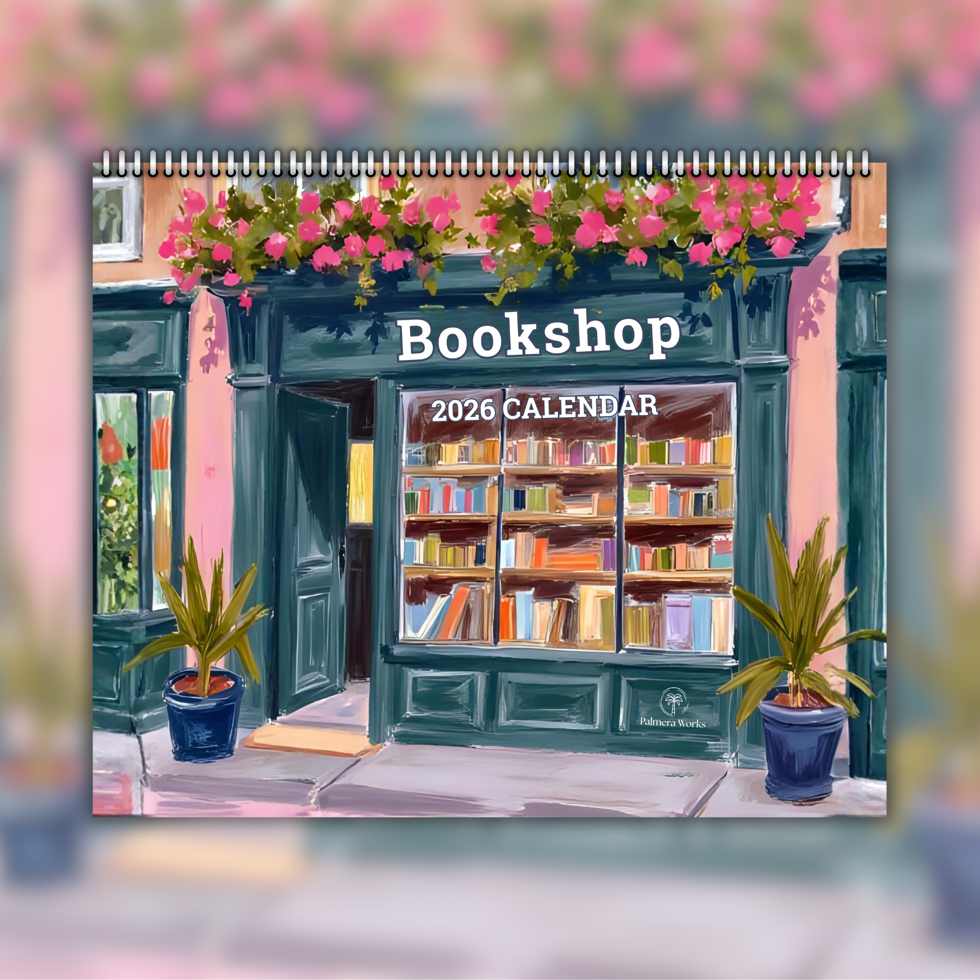 Bookshop Calendar 2026, Wall Art Calendar