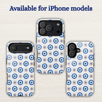 Evil eye phone case, MagSafe tough case for iPhone