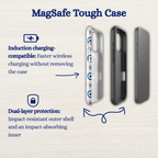 Evil eye phone case, MagSafe tough case for iPhone