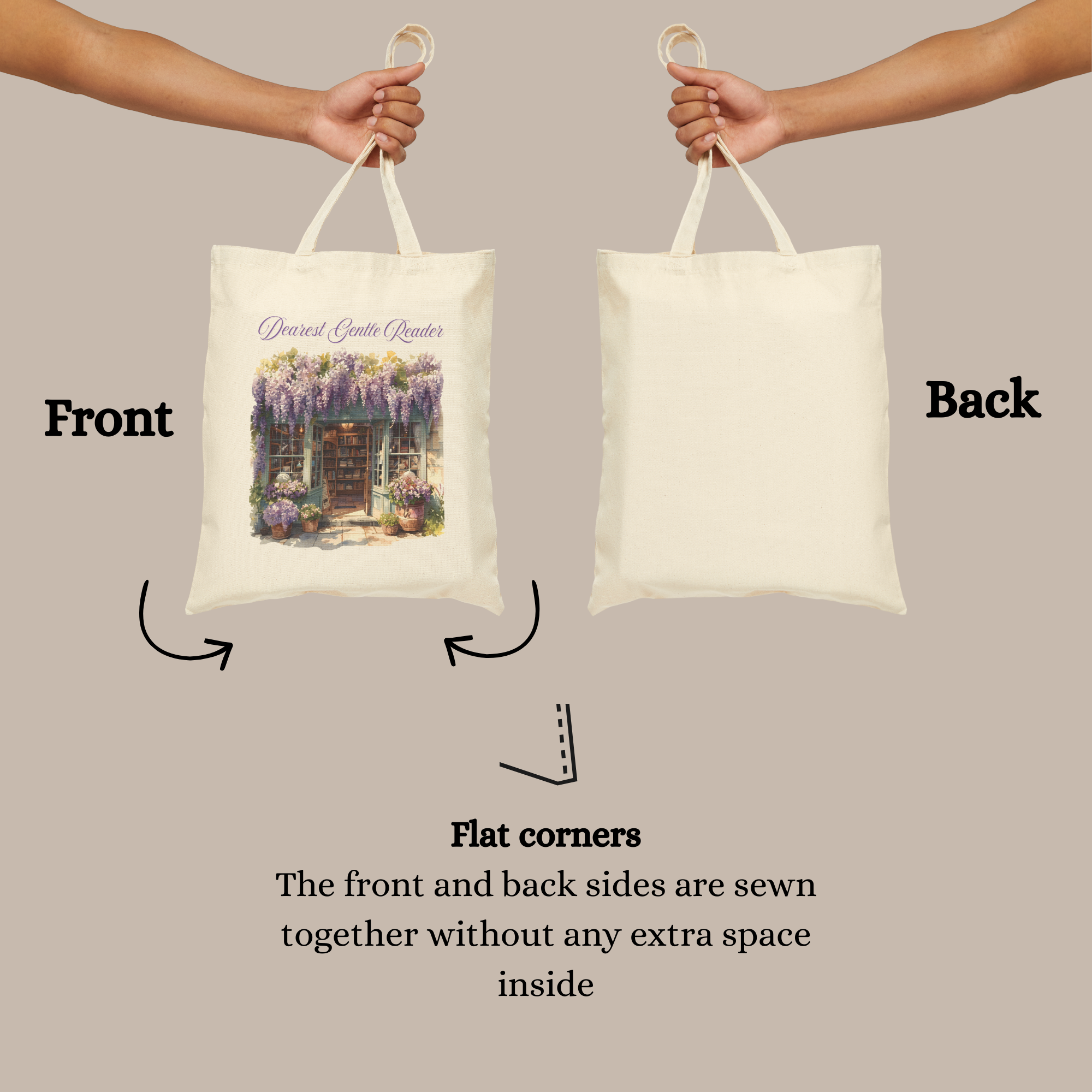 Bridgerton Bookshop Tote Bag, Dearest Glente Reader