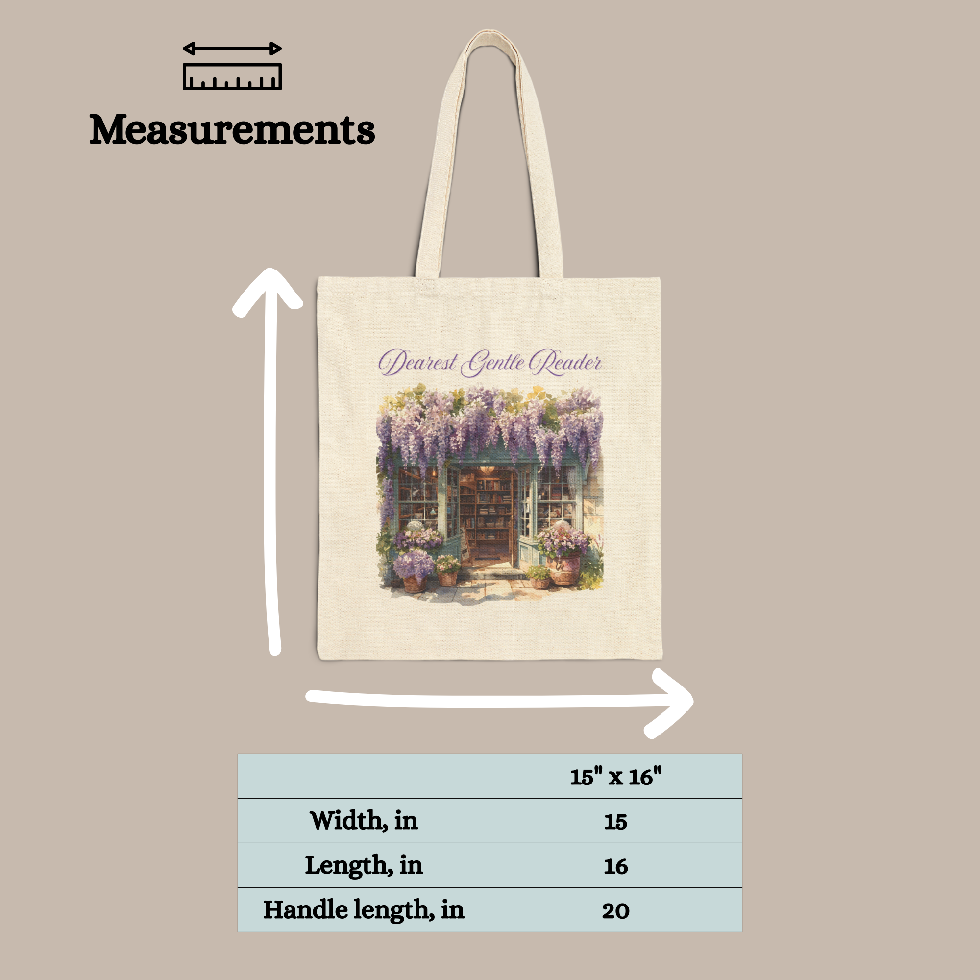 Bridgerton Bookshop Tote Bag, Dearest Glente Reader