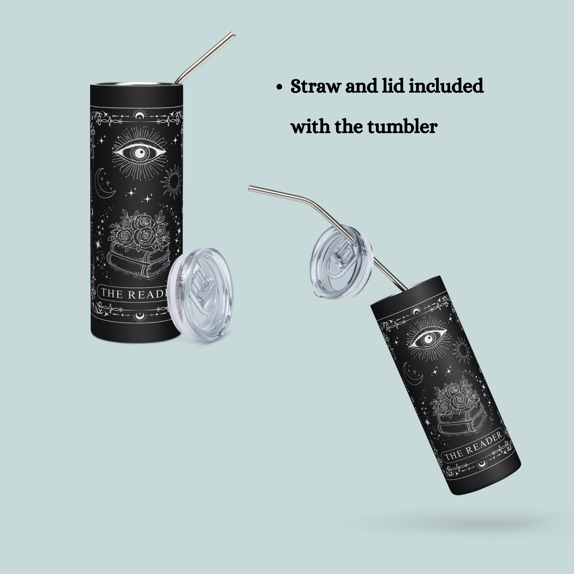 The Reader Tarot Card Tumbler 20oz