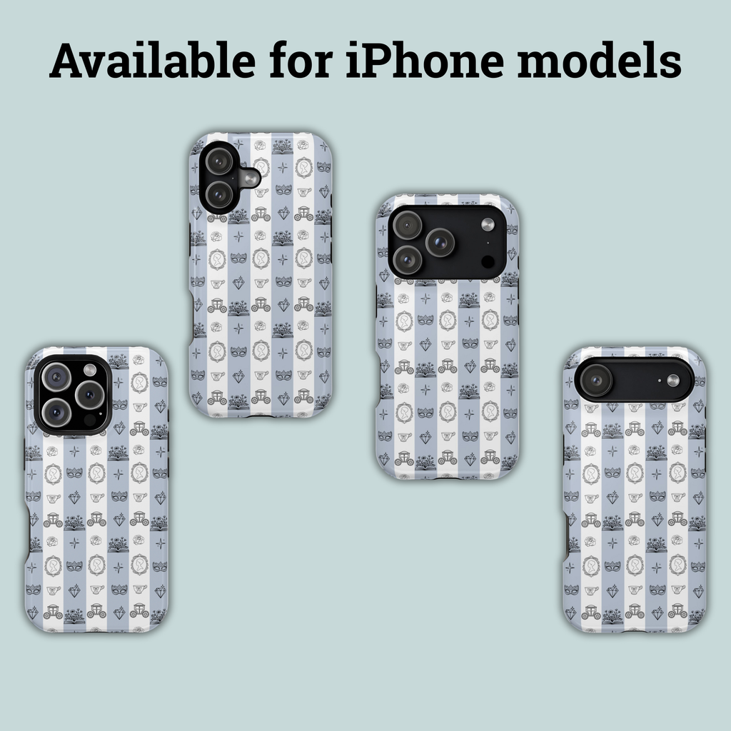 Bridgerton iPhone Case, Floral Bookish Phone Case