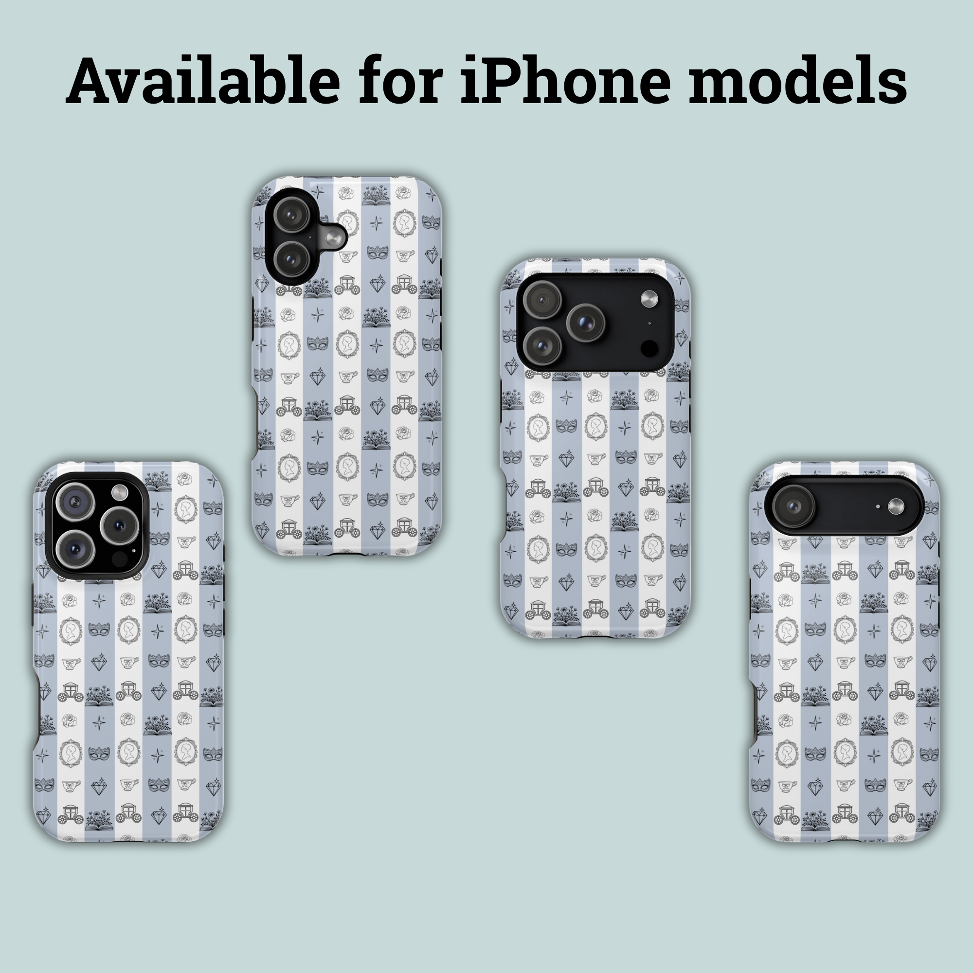 Bridgerton iPhone Case, Floral Bookish Phone Case